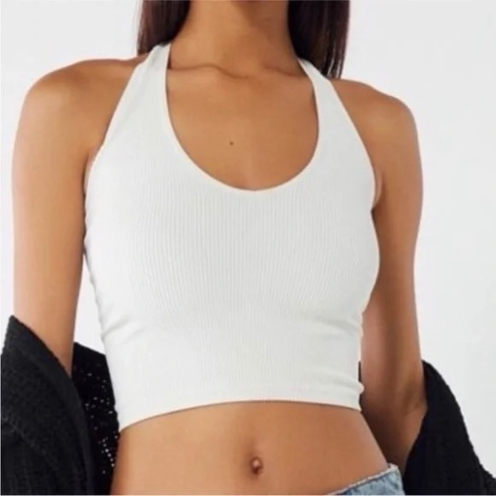 Urban Outfitters | White Halter Top